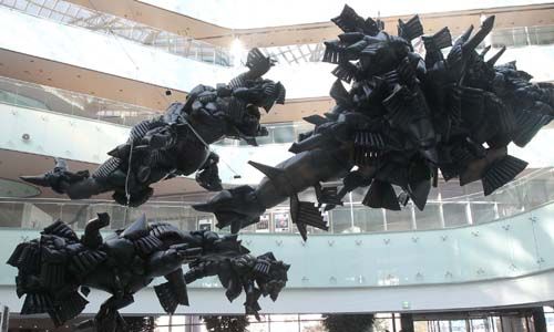 [핫포토] 비닐괴물