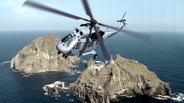 수리온 상륙기동헬기 상상도(독도상공)