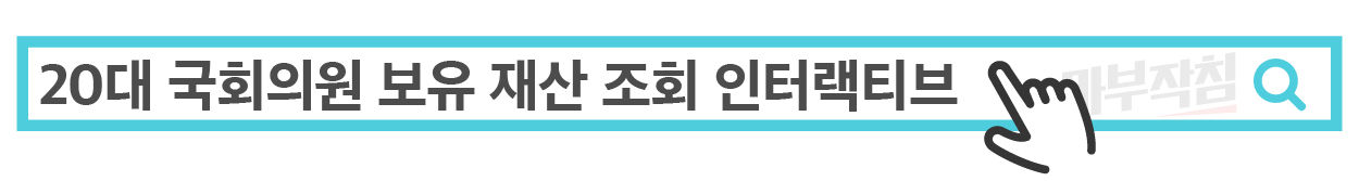 [마부작침] 20대 국회의원 보유 재산 인터랙티브 조회 이미지
