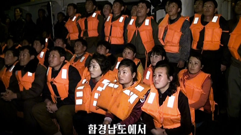북한 갑판 영화감상
