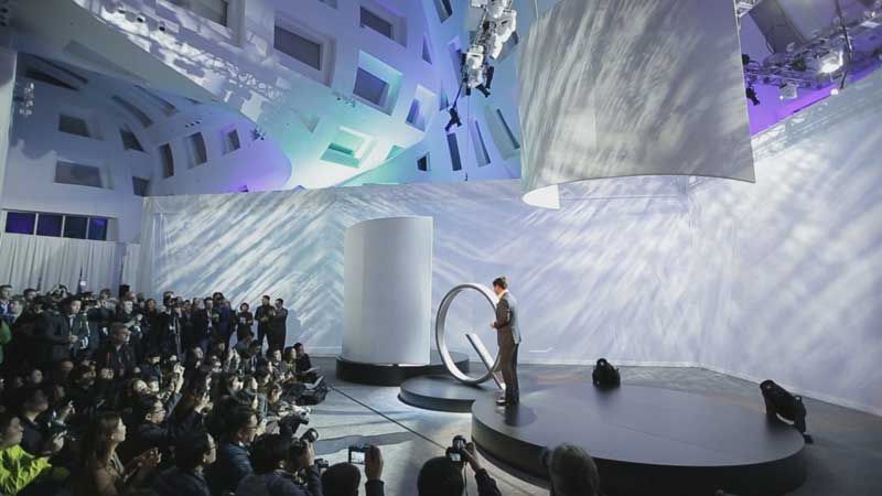 삼성 TV 쇼 케이스 현장