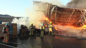 경기도 포천 섬유공장서 화재…40대 근로자 참변