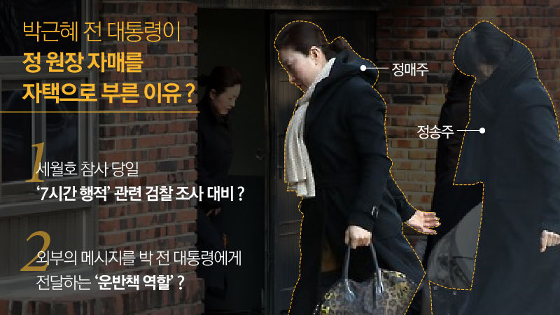정 원장 자매를 왜 안불렀나