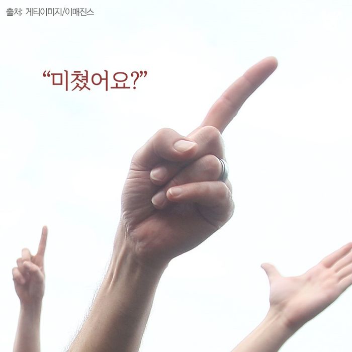 메인이미지  2 : “미쳤어요?”