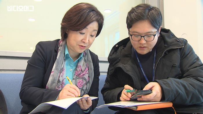 "우리 후보님은요…" 대선주자 심상정 정의당 대표 편
