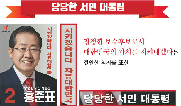 홍준표 벽보