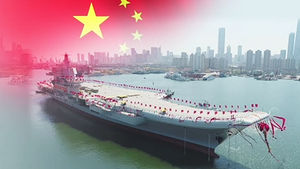 中, 자체제작 항모 첫 진수&hellip;동북아 긴장 속 전력 과시