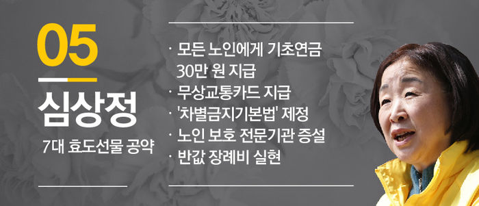심상정 7대 효도선물 공약