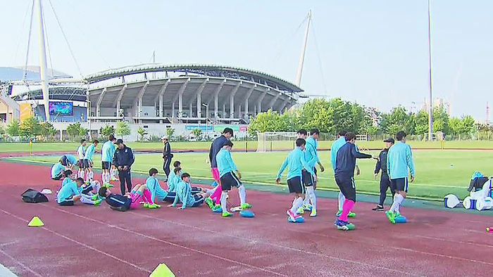 기사 대표 이미지:U-20 대표팀 산책으로 마지막 훈련