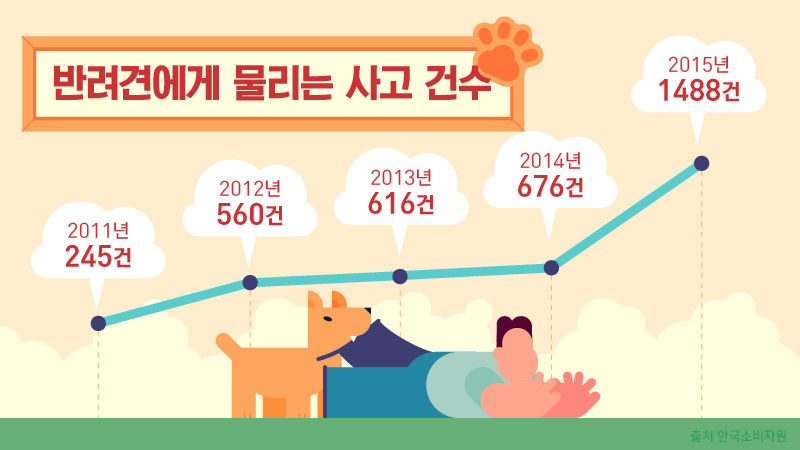 <그래픽>
2011년 245건, 2012년 560건, 2013년 616건, 2014년 676건으로 증가 추세를 보였습니다. 특히 2015년엔 1,488건을 기록했습니다.