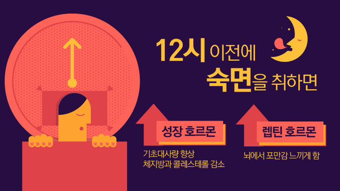 12시 이전에 숙면을 취하자
