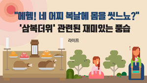 [라이프] "에헴! 네 어찌 복날에 몸을 씻느뇨?"…'삼복더위' 관련된 재미있는 풍습