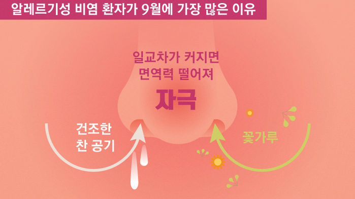 9월 비염 주의보