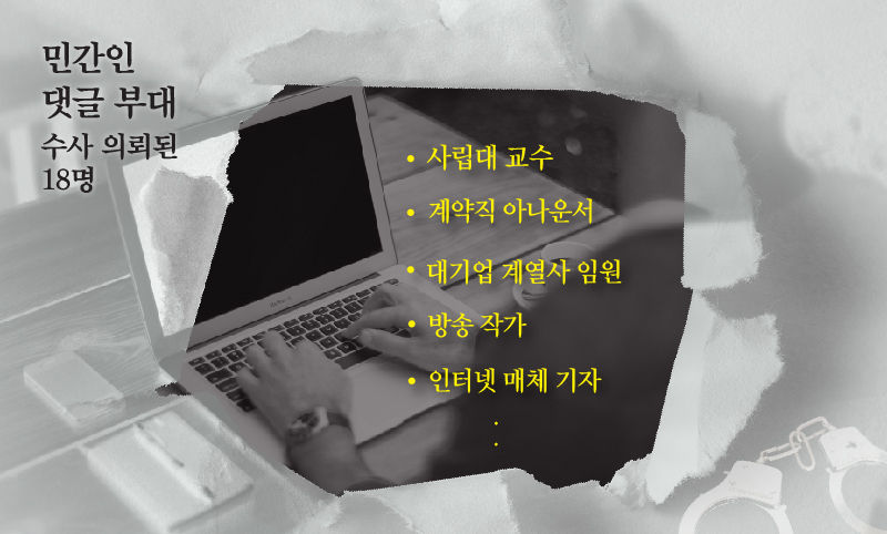 우리 주변에도 댓글부대?…아나운서부터 대기업 임원까지