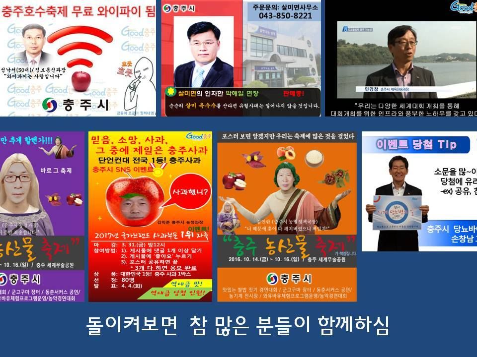 충주시 축제 포스터