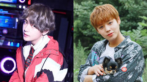 [SBS Star] BTS V Greets Wanna One Park Ji Hoon for Choosing Him as Role Model