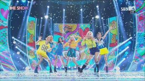 [SBS Star] VIDEO: ELRIS Blows Up the Stage with Energetic 'Pow Pow'