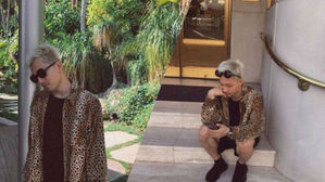 [SBS Star] TAEYANG Spotted Wearing a Leopard-Printed Jacket in Manila!