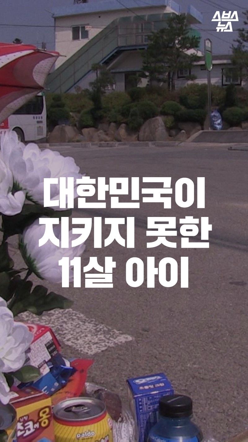 어린이 보호구역에서 보호받지 못한 11살 아이