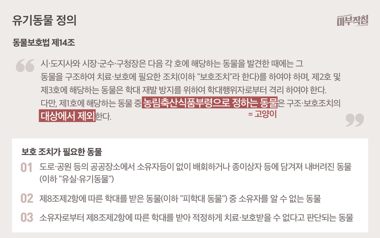 [마부작침] 유기동물 그래프_유기동물 정의