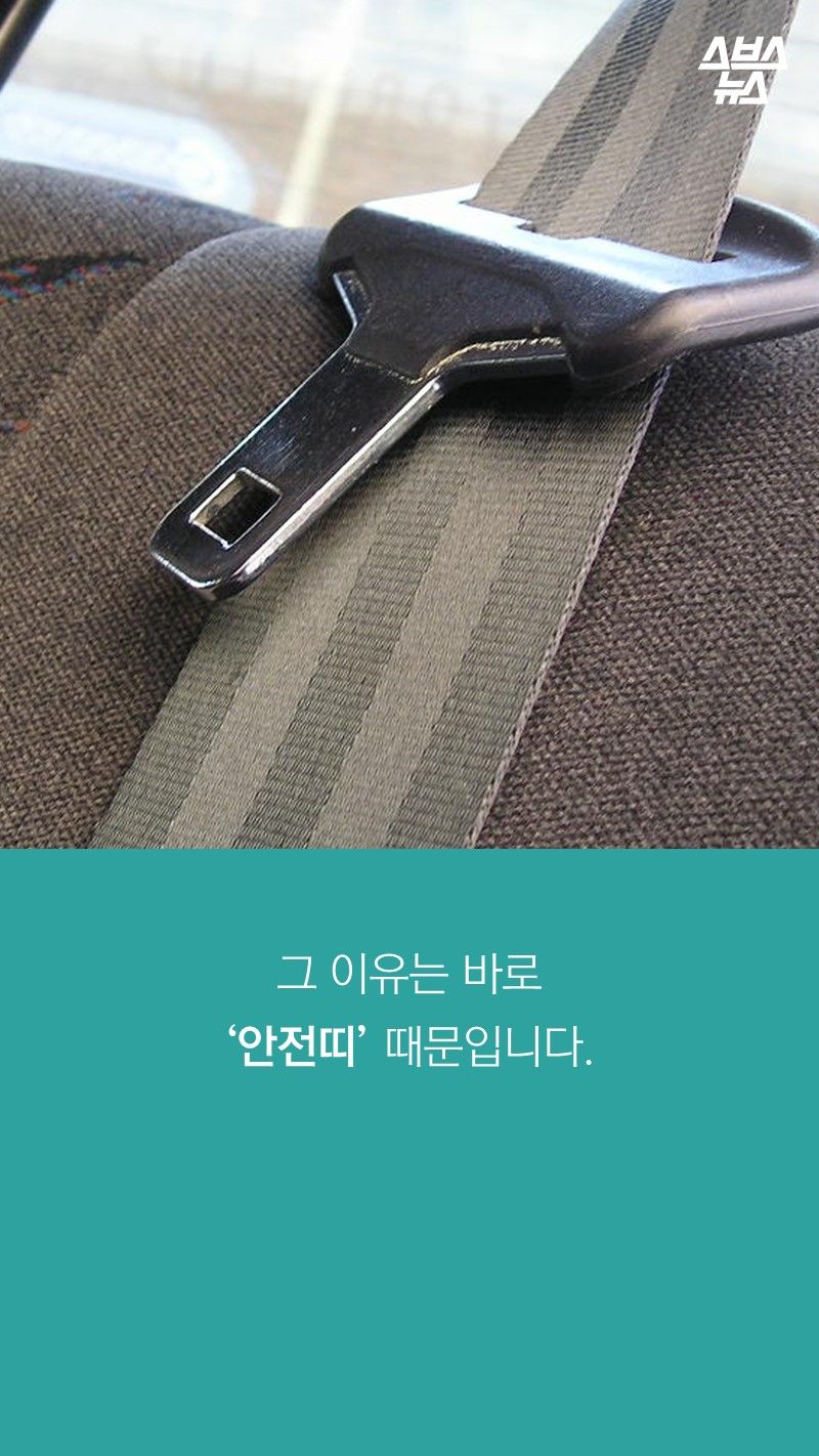 그 이유는 바로
‘안전띠’ 때문입니다.
