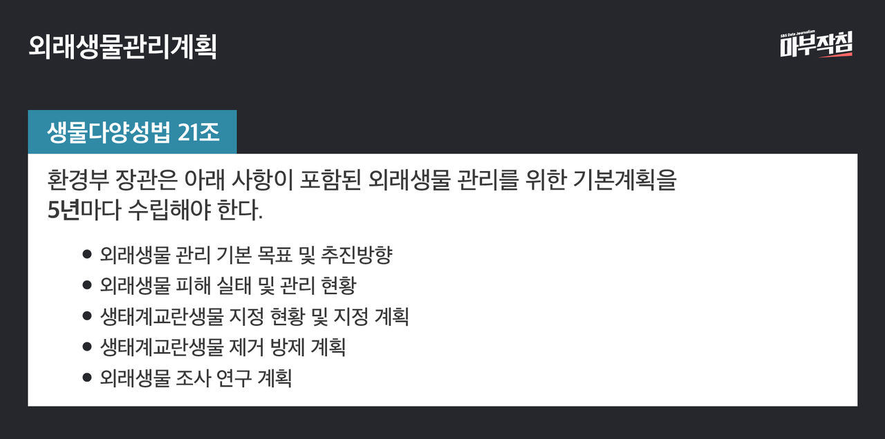 [마부작침] 외래종