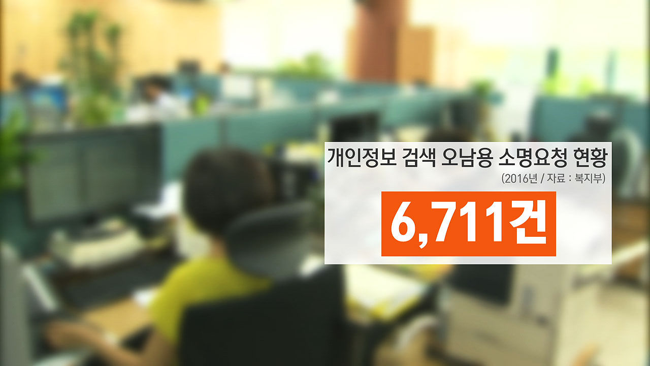 공무원 개인정보 조회, 장선이 취재파일