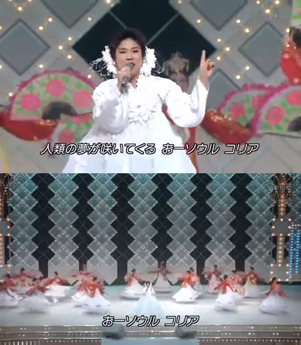 김연자, 日 홍백가합전 영상