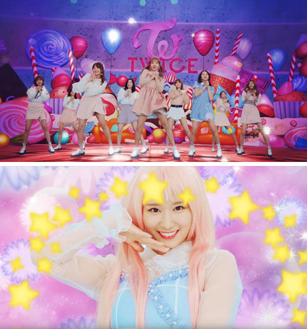 트와이스 캔디팝 뮤비 등장한 박진영 (사진=JYP JAPAN)