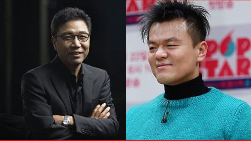 기사 대표 이미지:이수만·박진영, 주식 재산 증가에 함박웃음