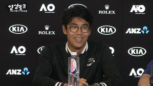 [영상토크] 호주오픈 4강 정현, 솔직·당당함에 반하다