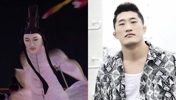 인면조 닮은꼴 연예인(사진=온라인 커뮤니티)