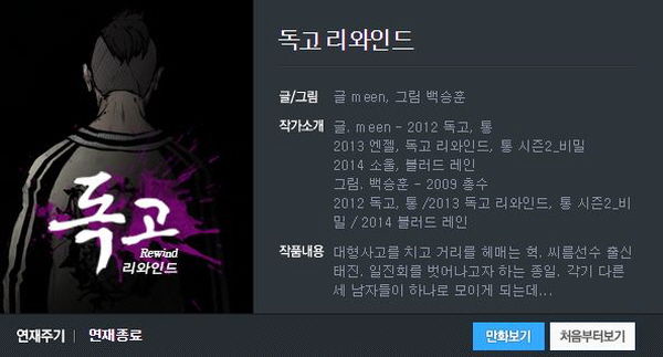 Dokgo Rewind Webtoon