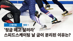 [평창+] '뒷굽 떼고 달려라'…스피드스케이팅 날 굽이 분리된 이유는?