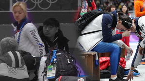 [영상] 노선영 외면하는 김보름&hellip;팀 추월 균열 곳곳에서 '포착'