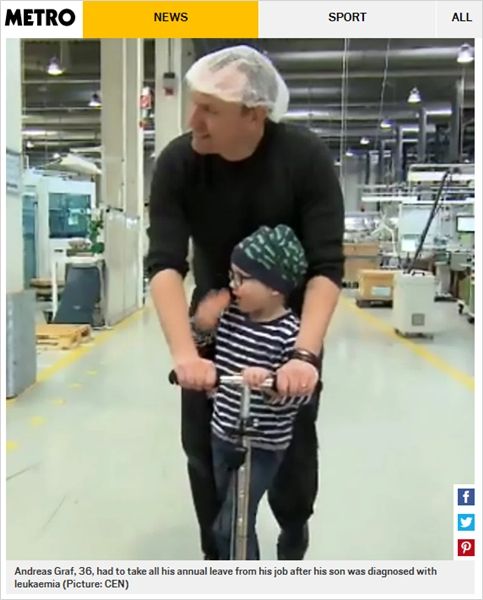 전 직원이 한 남성에게 1년 유급휴가 선물한 이유