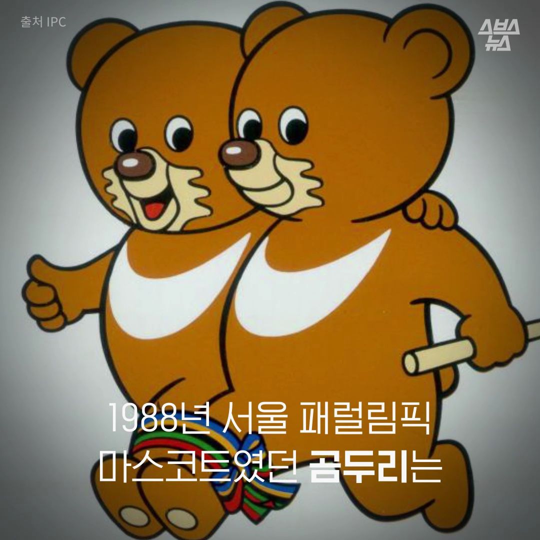 1988년 서울 패럴림픽 마스코트였던 곰두리는
