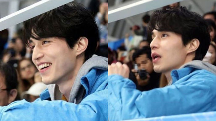 Lee Dong Wook Watches the Paralympic Game with His Fans