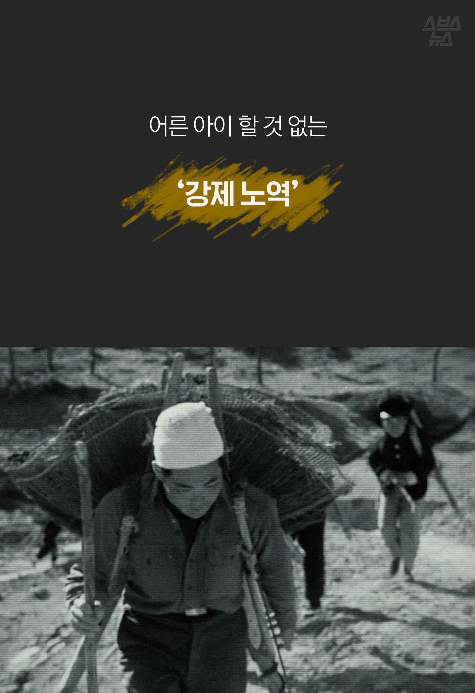 어른 아이 할 것 없는 ‘강제 노역’