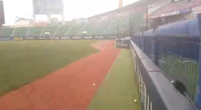 미세먼지로 프로야구 취소