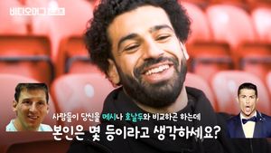 축구 신계 입성 노리는 '파라오' 살라…"메시·호날두와 비교했을 때 제 순위는요…"