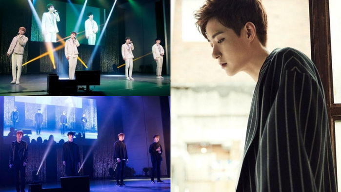 100% Members Pay Tribute To Late Leader Minwoo