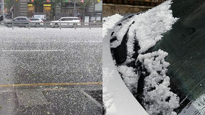 [제보영상] 서울에 때아닌 '우박 폭탄'…"와, 머리털 나고 처음 봐!"