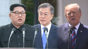 판 흔든 트럼프, 격식 파괴 金, 조정자 文…의외의 조화