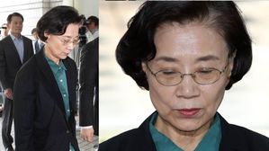 [풀영상] 이명희 법원 출석 "여러분들께 다 죄송"&hellip;이르면 오늘 구속 여부 결정