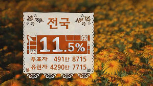 [영상] '희망의 꽃씨' 그래픽으로 보는 전국 투표율… 오전 10시 현재 11.5%