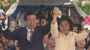 박원순, 사상 첫 서울시장 3선…安 '정치 생명' 위기