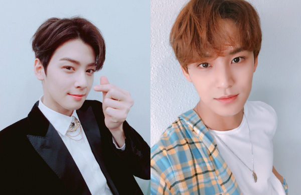 Cha Eun-woo and MINGYU