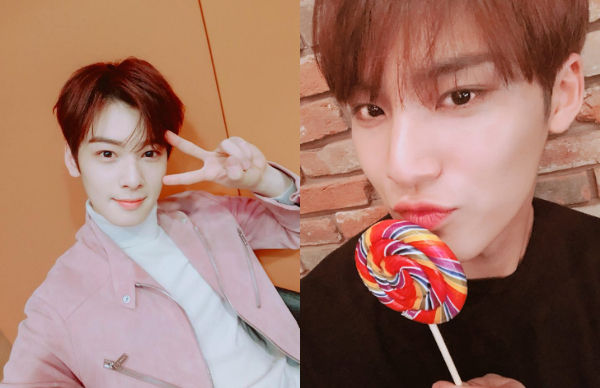 Cha Eun-woo and MINGYU