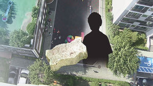 15층에서 보도블록 던진 범인은?…처벌 못 하는 초등학생